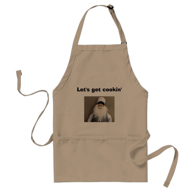 SANTA CHEF "LET'S GET COOKIN' APRON (Front)