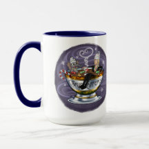 Santa Chris & Wilbur Hot Tubbin' Mug