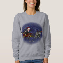 Santa Chris & Wilbur Sleigh Ride Women's
