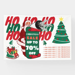 Santa Christmas Business Sale Promotion Advert Banner