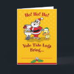 Santa Christmas Card cb108<br><div class="desc">Funny Santa Christmas Card. Holiday greeting.</div>