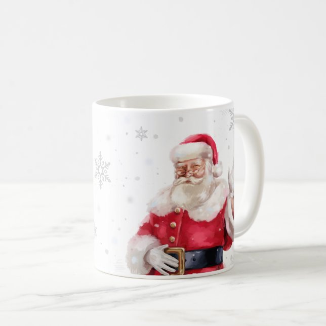 Santa Christmas Coffee Mug (Front Right)