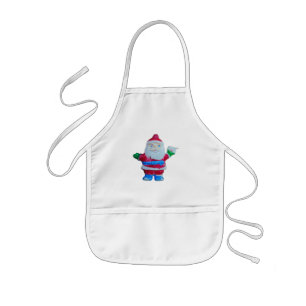 SANTA CHRISTMAS COOKERY CHILDRENS APRON 