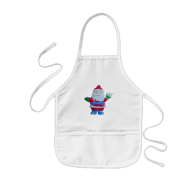 SANTA CHRISTMAS COOKERY CHILDRENS APRON  (Front)