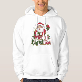 Santa Christmas Design – Perfect for Holiday  Hoodie