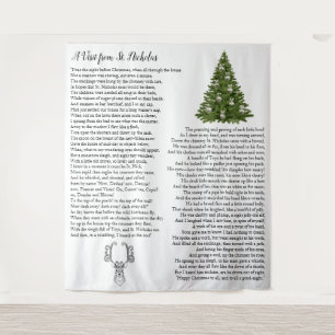 Santa Christmas Eve Story Tapestry