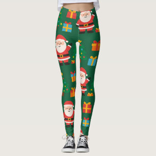 Santa Christmas Funny  Leggings