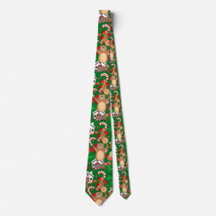 Santa christmas gopher tie