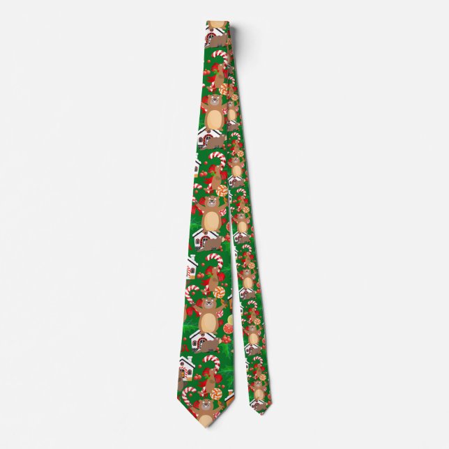 Santa christmas gopher tie (Front)