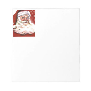Santa Christmas HO Merry Joy Peace Seasons Jolly Notepad