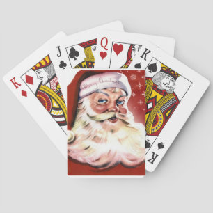 Santa Christmas HO Merry Joy Peace Seasons Jolly Playing Cards