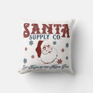 Santa Christmas Home Decor Throw Pillow