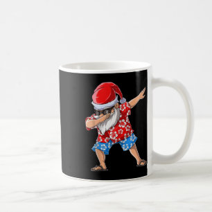 Santa Christmas In July Funny Men Tropical Hawaiia Coffee Mug