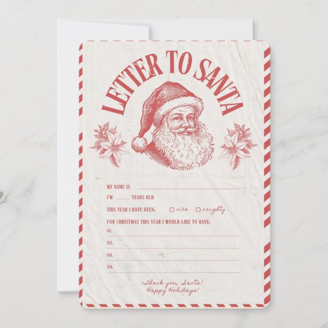 🎅 santa christmas in u invitation (Front)