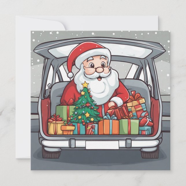 Santa Christmas Invitation (Front)