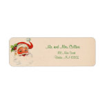 Santa Christmas Labels<br><div class="desc">These labels have a festive Santa face on them. Send them out all Holiday season,  they don't have to be just for Christmas cards.  All card designs are at least 55 years old,  and are digitally recreated for todays use. Check out it's matching postage and address labels.</div>