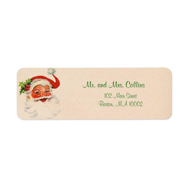 Santa Christmas Labels (Front)