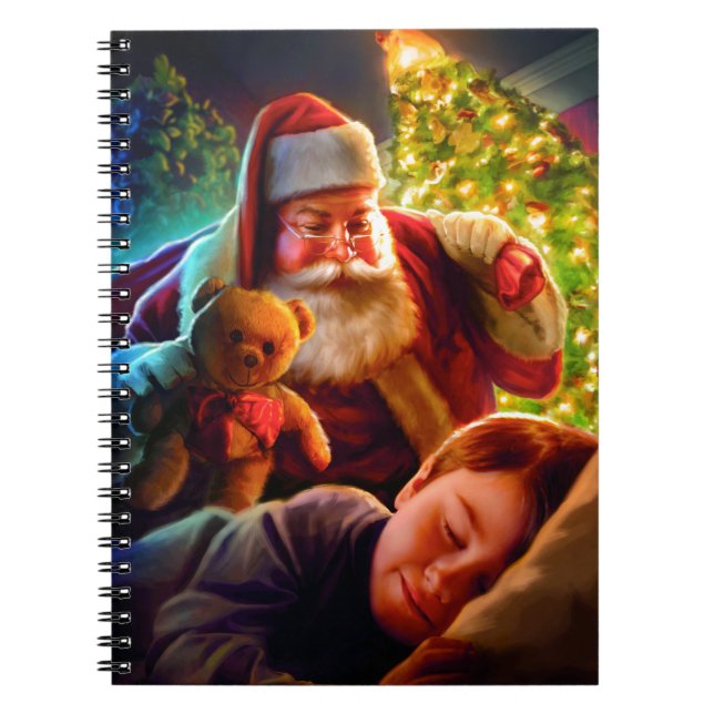 Santa Christmas Notebook (Front)