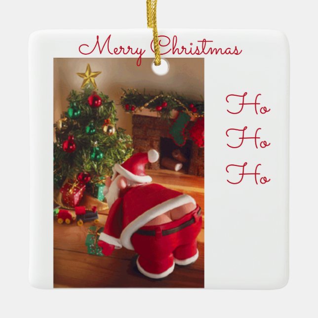 Santa Christmas Ornament (Front)