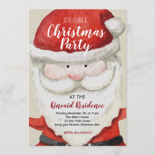 Santa Christmas Party Invitation