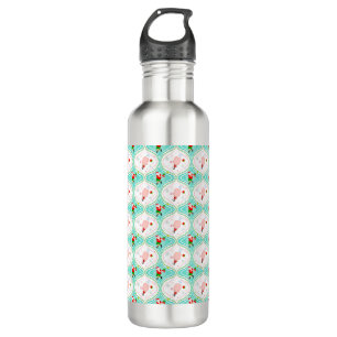 Santa Christmas Pickleball Ogee Pattern  710 Ml Water Bottle