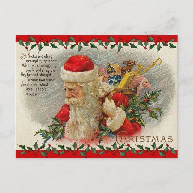 Santa Christmas Postcard (Front)