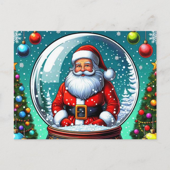 Santa Christmas postcard! Postcard (Front)