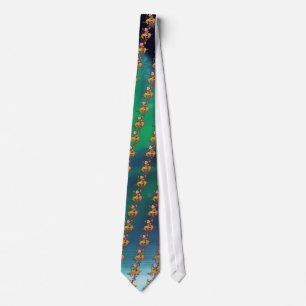 Santa Christmas Rodeo Tie