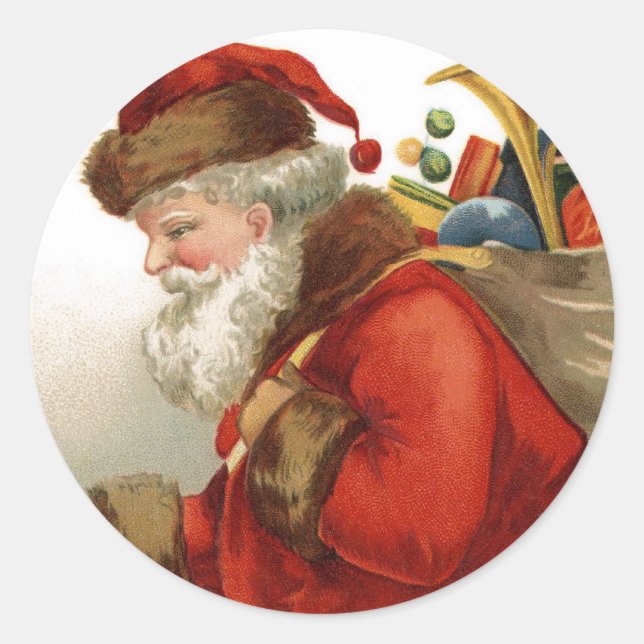 Santa Christmas sticker (Front)