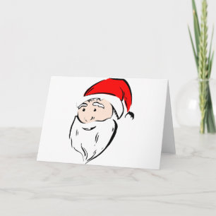Santa Christmas Winter December Peace Love Destiny Holiday Card