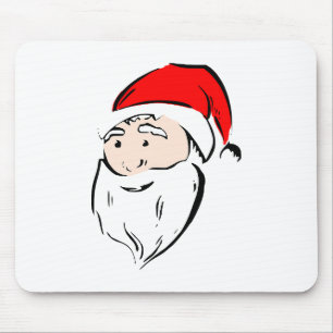 Santa Christmas Winter December Peace Love Destiny Mouse Pad