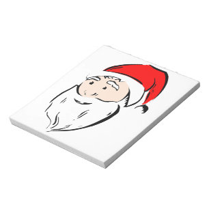 Santa Christmas Winter December Peace Love Destiny Notepad
