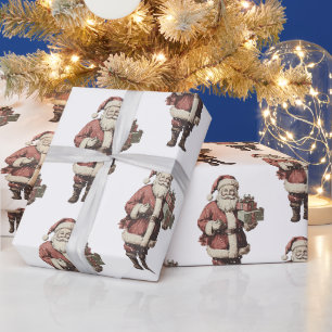 Santa Christmas Wrapping Paper