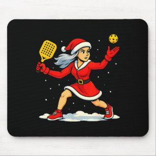 Santa Ckleball Player Christmas Snow Xmas Pajamas Mouse Pad