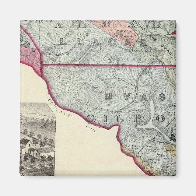 Santa Clara Co 10 Magnet (Front)