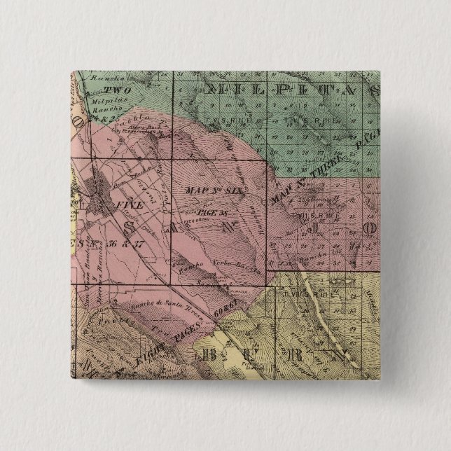 Santa Clara Co 15 Cm Square Badge (Front)
