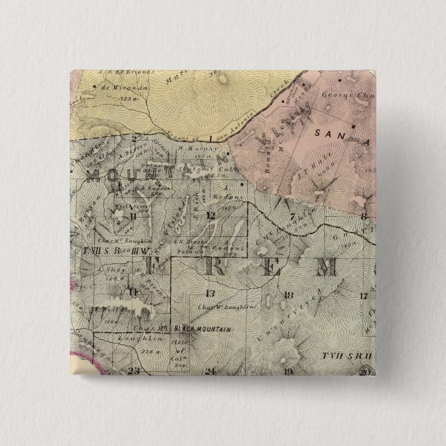 Santa Clara Co 4 15 Cm Square Badge (Front)