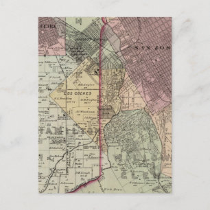 Santa Clara Co 5 Postcard