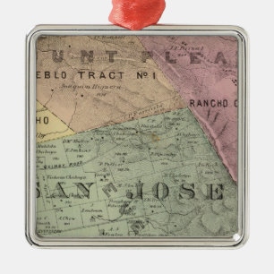 Santa Clara Co 6 Metal Tree Decoration