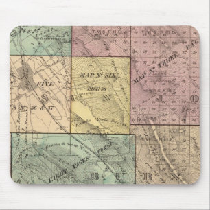 Santa Clara Co index map Mouse Pad