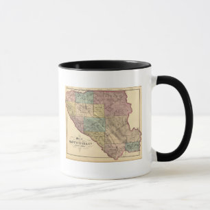 Santa Clara Co index map Mug