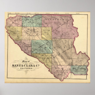 Santa Clara Co index map Poster