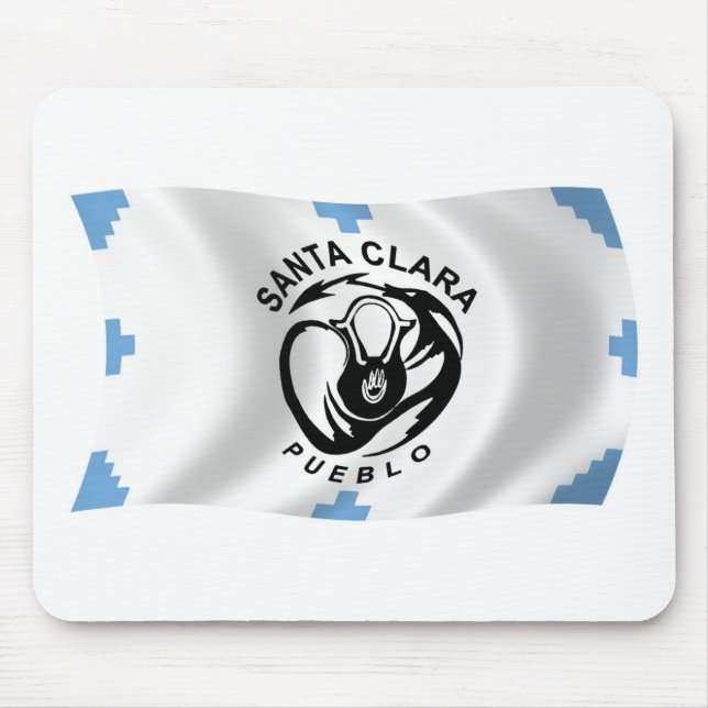 Santa Clara Pueblo Flag Mousepad (Front)
