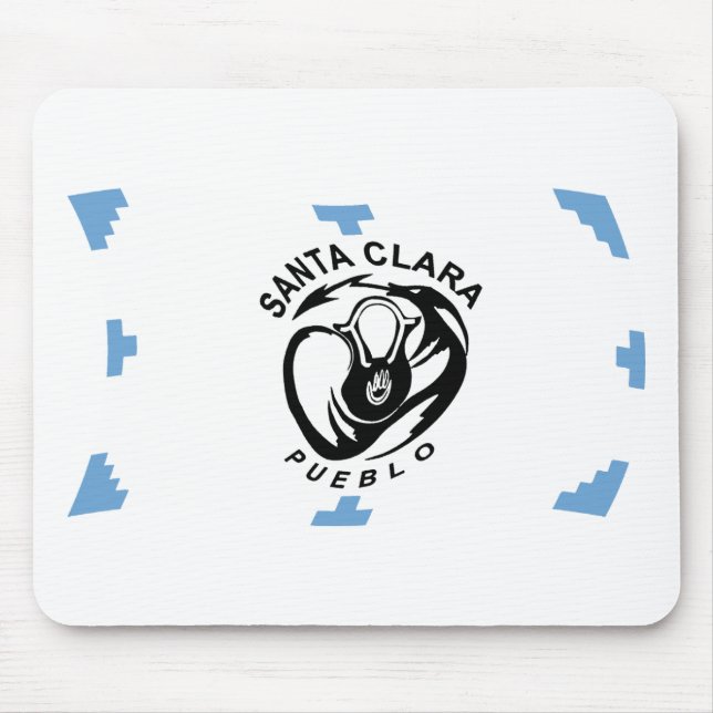 Santa Clara Pueblo Flag Mousepad (Front)