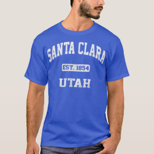 Santa Clara Utah UT vintage state Athletic style T T-Shirt