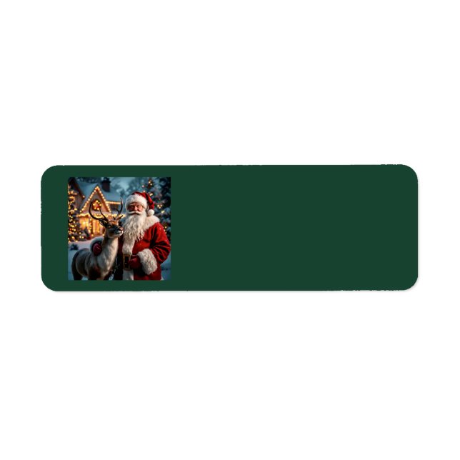 Santa Claus Address Labels (Front)