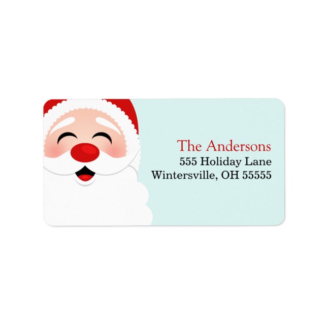Santa Claus Address Labels (Front)