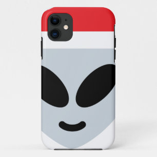 santa claus alien emoji iPhone 11 case