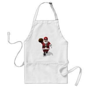 Santa Claus American Football Player Standard Apron