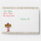 Santa Claus and Elf Letters Christmas Card Holiday